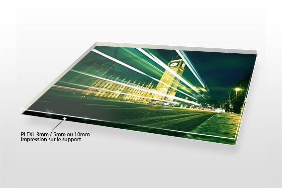 Impression de Panneau en Plexiglass 5mm dès 80€